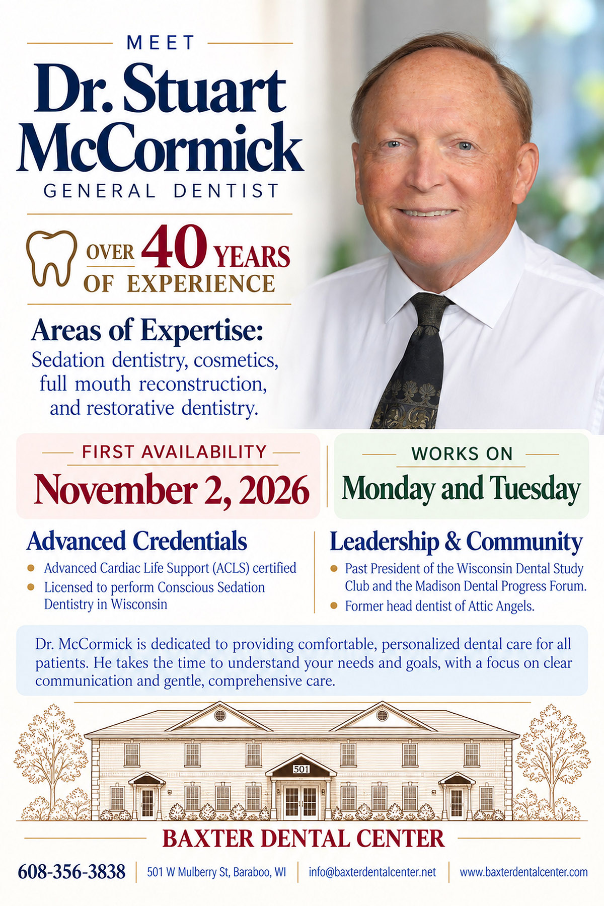 Meet the Doctor - Baraboo Dentist Cosmetic and Family Dentistry